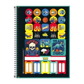 Caderno Universitário Espiral Show Masculino 160 Folhas Tilibra - Sortido 