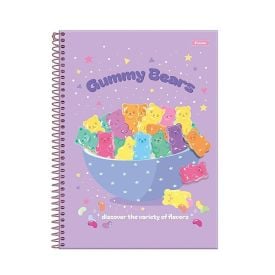 Caderno Universitário Espiral Suggar Rush 80 Folhas Foroni - Sortido