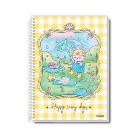 Caderno Universitário Espiral Tinty Tails Credeal - Sortido