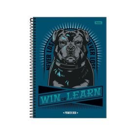 Caderno Universitário Power Dog 10 Matérias Foroni - Sortido