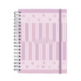 Caderno Universitário Smart Milky Dac - 80 Folhas