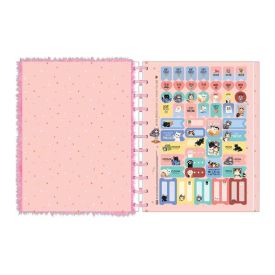 Caderno Universitário Tilidisco Pelúcia 160 Folhas Tilibra - 10 Matérias