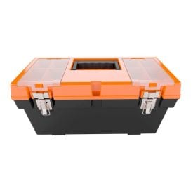 Caixa De Ferramentas Cargo 19,5" Metasul - Preto e Laranja