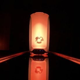 Caixa De Som Bluetooth Handz Bege Com Karaokê - Mickey