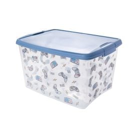 Caixa Organizadora Decorada Gamer Plasútil 19,8 Litros