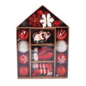Caixa Enfeite Natalino com 58 Unidades Havan Casa - ST80143
