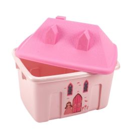 Caixa Organizadora de Casinha Havan 46 Litros - Rosa