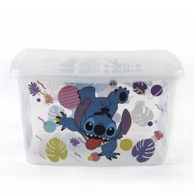 Caixa Organizadora Decorada Stitch Plasútil 19 Litros - Stitch
