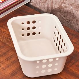 Caixa Organizadora Pequena Ou 1,5 Litros - Bege