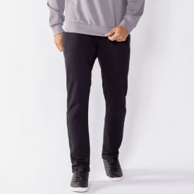 Cal&ccedil;a Alfaiataria Masculina Em Moletom Marc Alain Preto