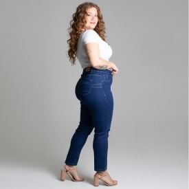 Calça Feminina Cigarrete Jeans Sawary