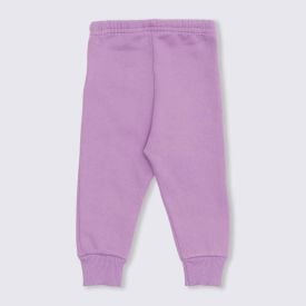 Calça de Bebê Menina Moletom Felpado Yoyo Baby Lilas Lupine