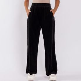 Calça Feminina Esportiva Wide Leg Em Plush Scream
