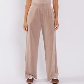 Calça Feminina Esportiva Wide Leg Em Plush Scream