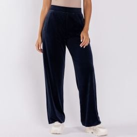 Calça Feminina Esportiva Wide Leg Em Plush Scream