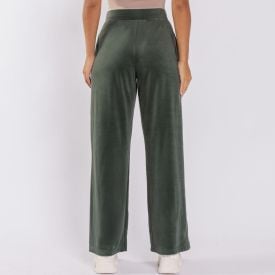 Calça Feminina Esportiva Wide Leg Em Plush Scream