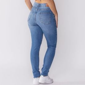 Calça Feminina Jeans Skinny Básica Patricia Foster
