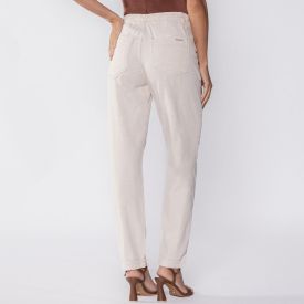 Calça Feminina Mom Em Linho Sawary Linho