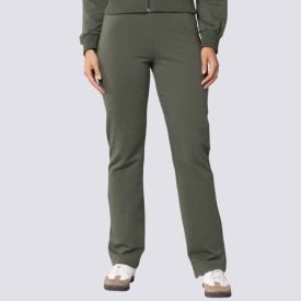 Calça Feminina Reta De Moletom Patrcia Foster