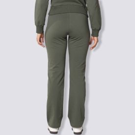 Calça Feminina Reta De Moletom Patricia Foster