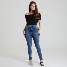 Calça Feminina Skinny Jeans Push Up Sawary