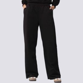 Calça Feminina Wide Leg De Moletom Patricia Foster