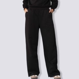 Calça Feminina Wide Leg De Moletom Patricia Foster