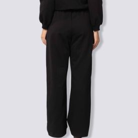 Calça Feminina Wide Leg De Moletom Patricia Foster