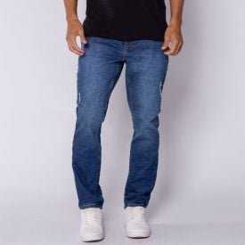 Cal&ccedil;a Jeans Skinny Destroyed Masculina Thing
