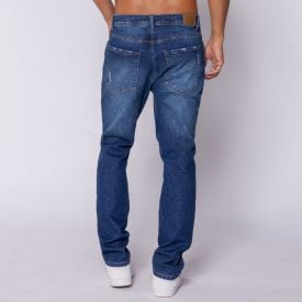 Cal&ccedil;a Jeans Skinny Destroyed Masculina Thing