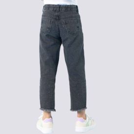 Calça Jeans Infantil Feminina Mom 4 a 10 Anos Marmelada