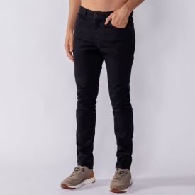 Calça Jeans Masculina Black Skinny Marc Alain Preto