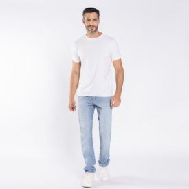 Calça Jeans Masculina Slim Thing Azul Claro