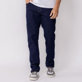 Calça Jeans Masculina Tradicional Marc Alain  Azul Amaciado