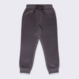 Calça Jogger Infantil Menino 4 a 10 Anos Hot Dog Chumbo