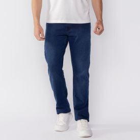 Calça Masculina Jeans Tradicional Marc Alain Azul Escuro