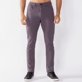 Calça Masculina Five Pocket Em Moletom Marc Alain