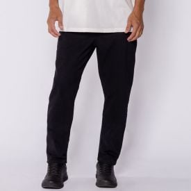 Calça Masculina Slim Em Sarja Marc Alain Preto
