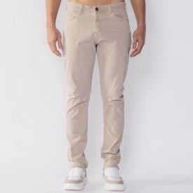 Calça Masculina Slim Estonada De Sarja Thing