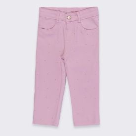 Calça Mom Infantil Menina 1 a 3 Anos Yoyo Kids
