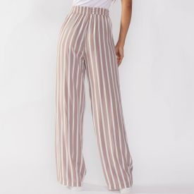 Calça Pantalona Estilo Pijama Patricia Foster