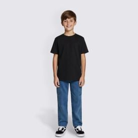 Calça Reta Com Bolso Cargo Infantil Menino 4 a 10 Anos Hot Dog