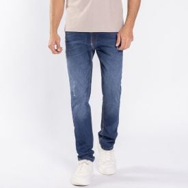 Calça Skinny Masculina Jeans Thing Azul Escuro