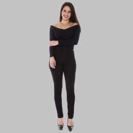 Calça Feminina Skinny Jeans Com Cinta Sawary