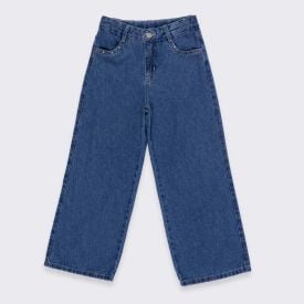 Calça Wide Leg Infantil 4 a 10 Anos Marmelada