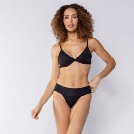 Calcinha Biquíni Reforçada Boby Blues Preto