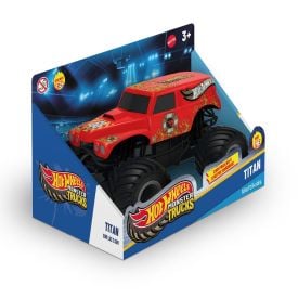 Caminhão Monstro Hot Wheels 1:24 com Luz e Som Multikids - BR2530