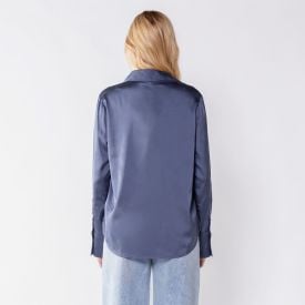 Camisa Feminina De Cetim Patricia Foster