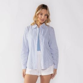 Camisa Feminina Manga Longa Bordada Patricia Foster