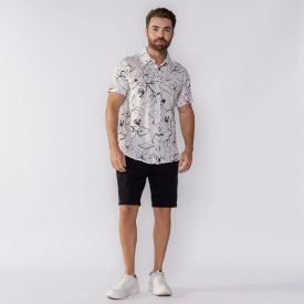 Camisa Masculina De Botão Marc Alain Estampado 1